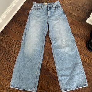 Madewell - Light Blue Super Wide Leg Jeans